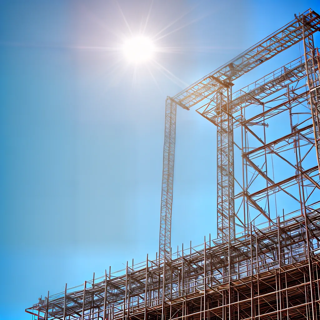 estrutura metalica construcao ceu azul
