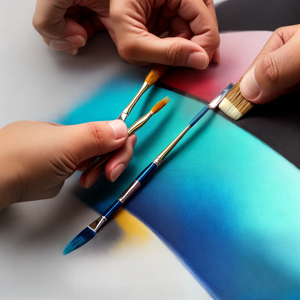 pincel pintura couro falso artistico pincel pintura couro falso artistico