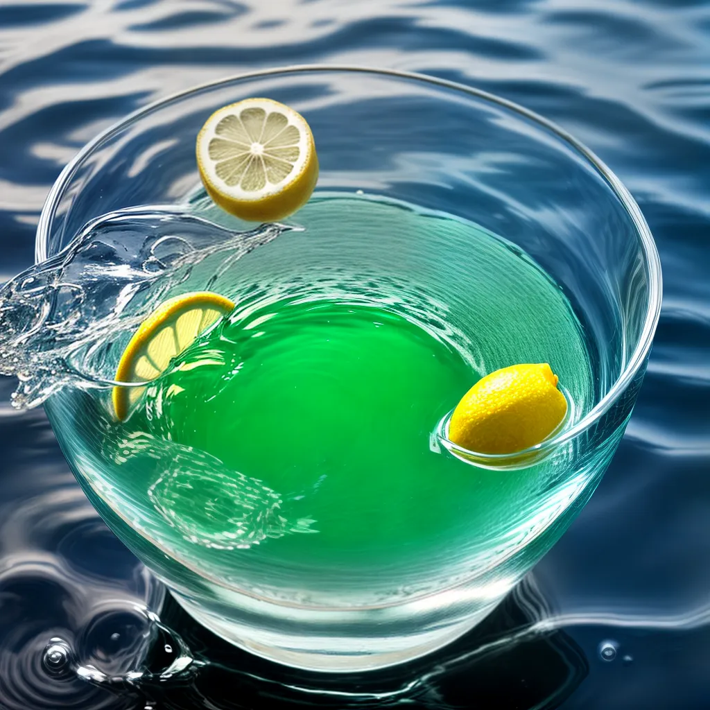 agua limpa limao remocao cloro