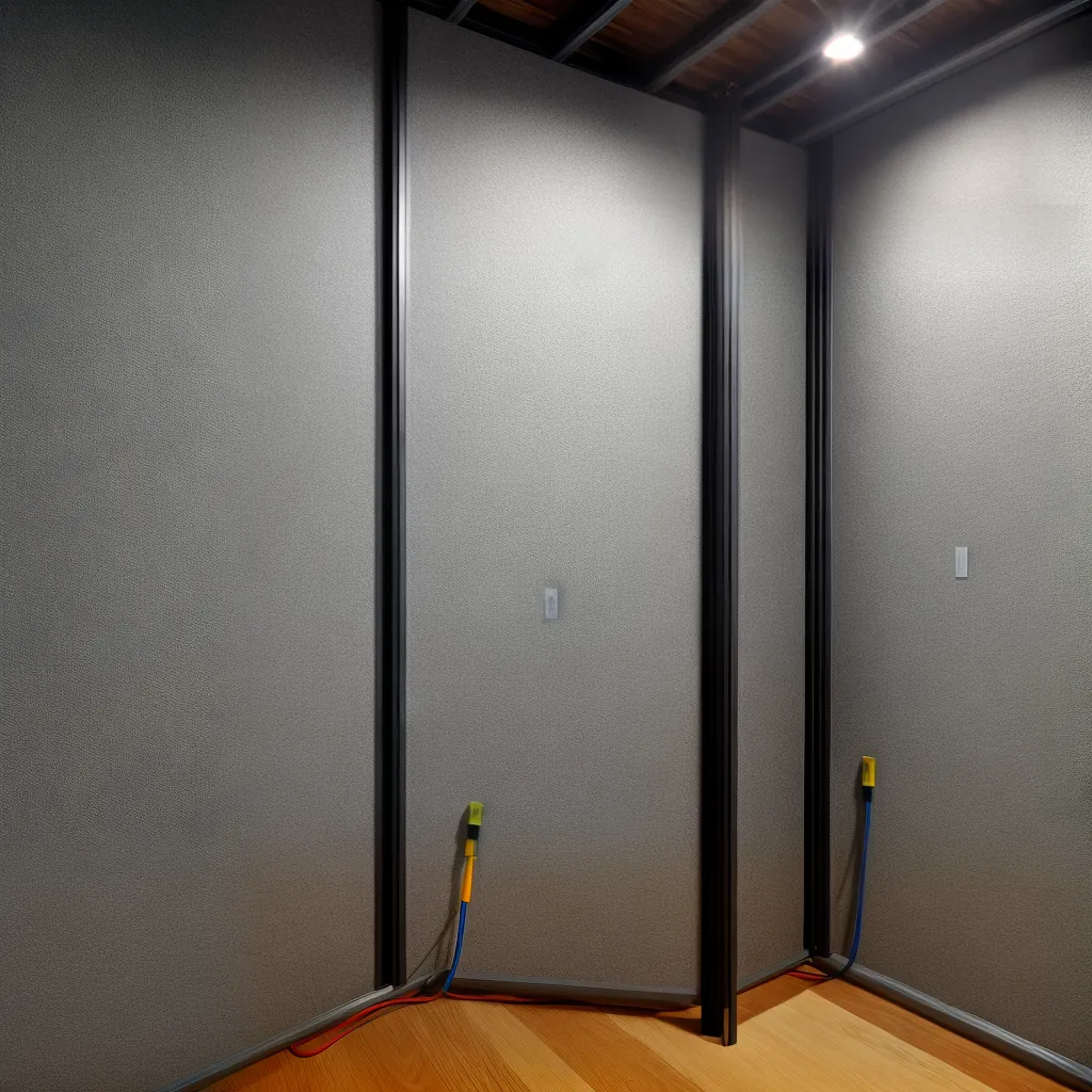 sala acustica isolamento construcao