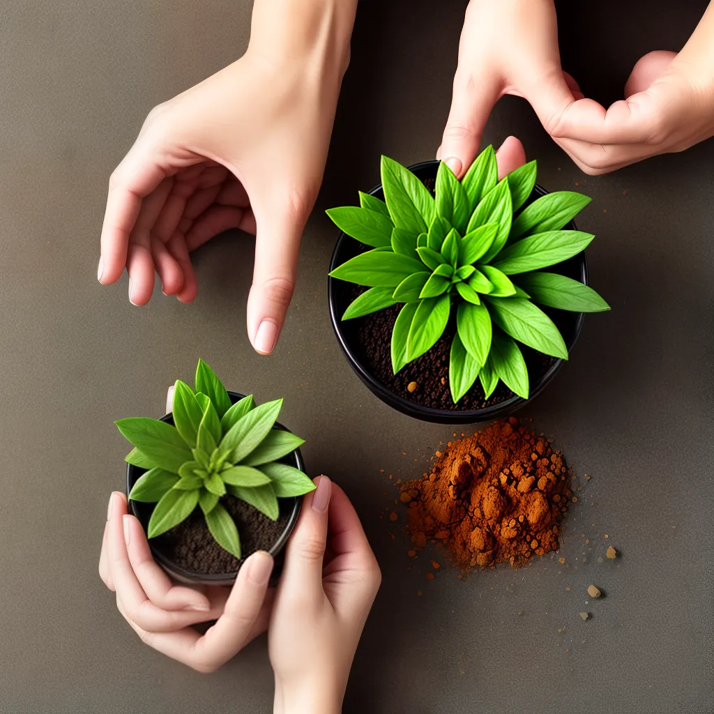 cuidado plantinha maos