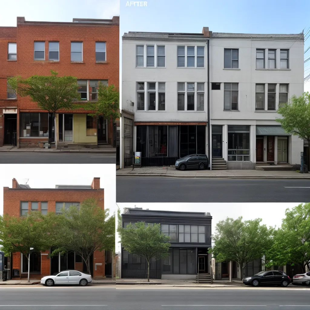 antes depois retrofitting edificio