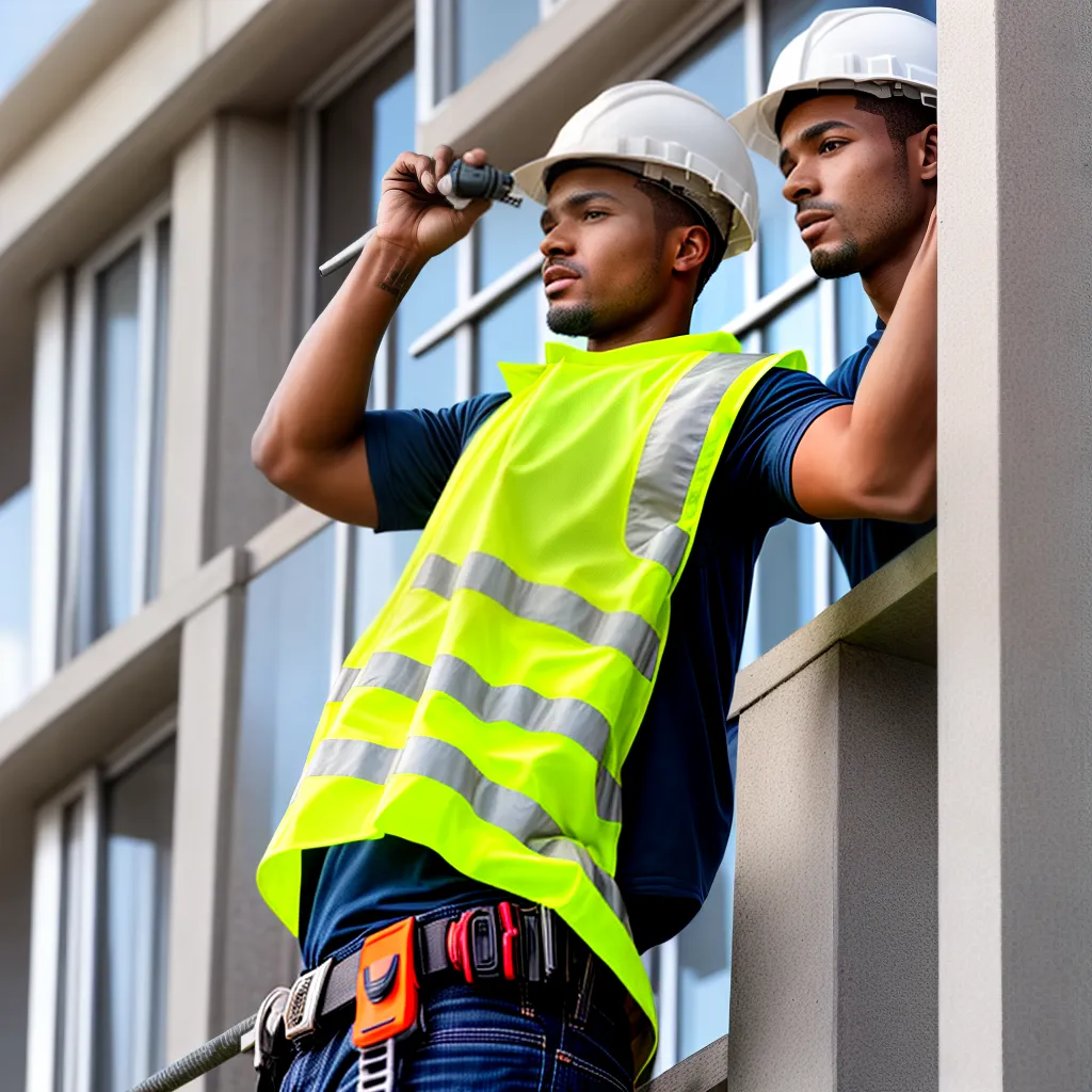 medicao trabalhador construcao sacada