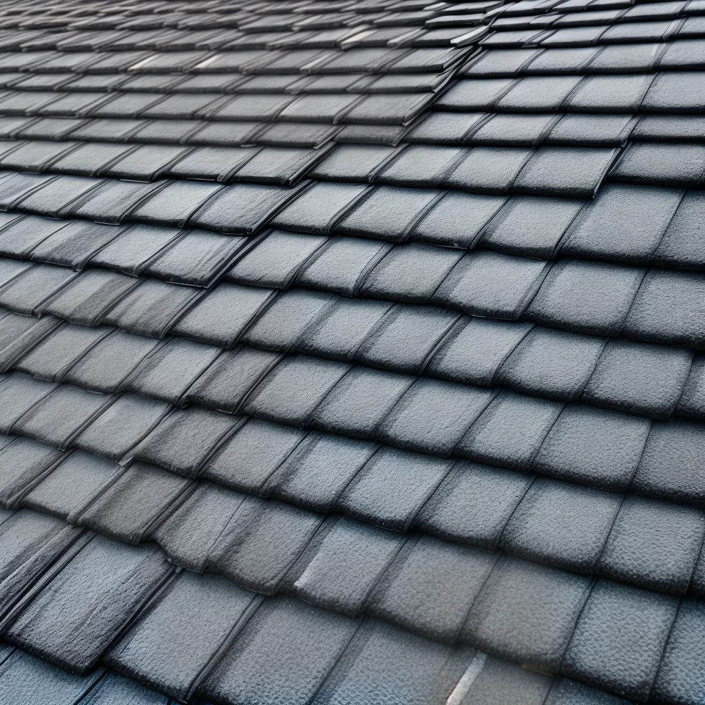 telhado telhas modernas reflexo sol