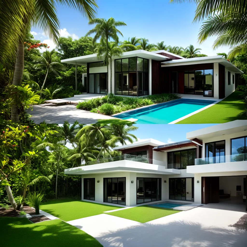 casa sustentavel tropical natureza