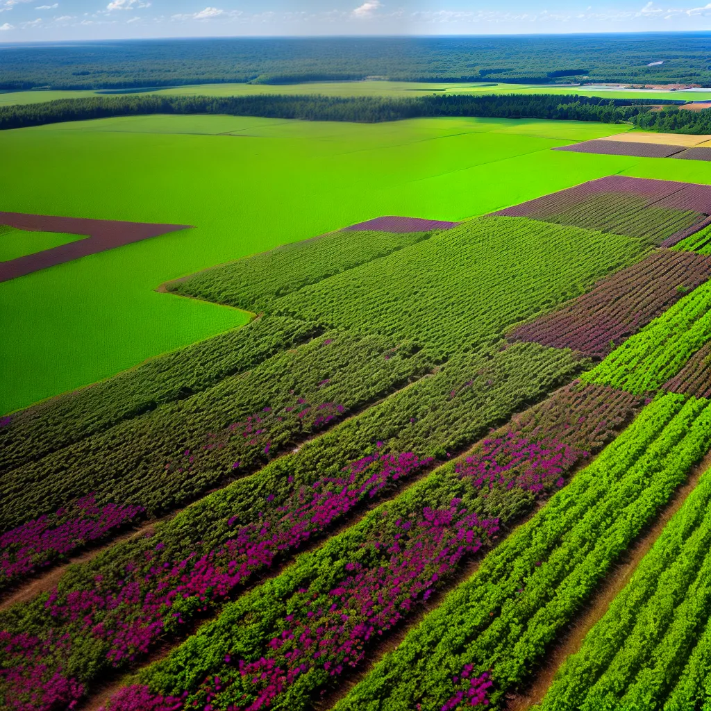 fazenda cogumelos coloridos abundancia