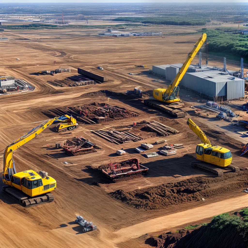 zona expansao construcao aerea trabalhadores
