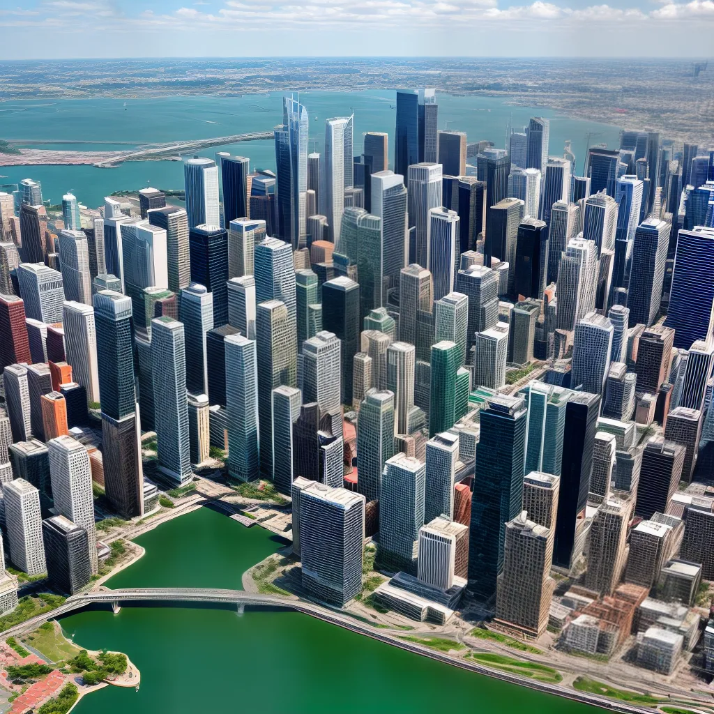 cidade skyline crescimento construcao