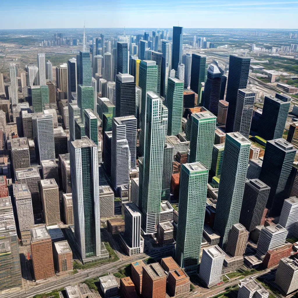 cidade em construcao cranes trabalhadores
