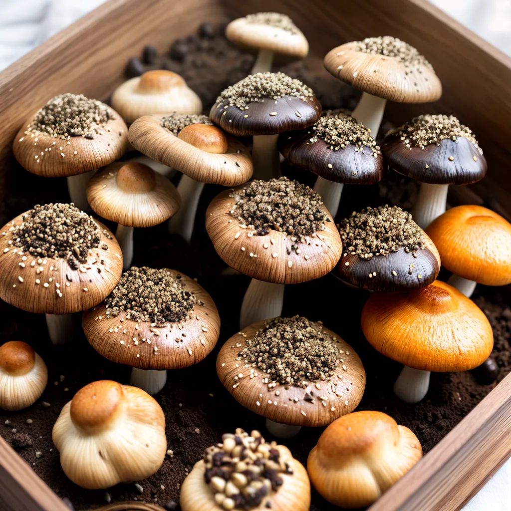 cogumelos trufados crate terra indulgencia