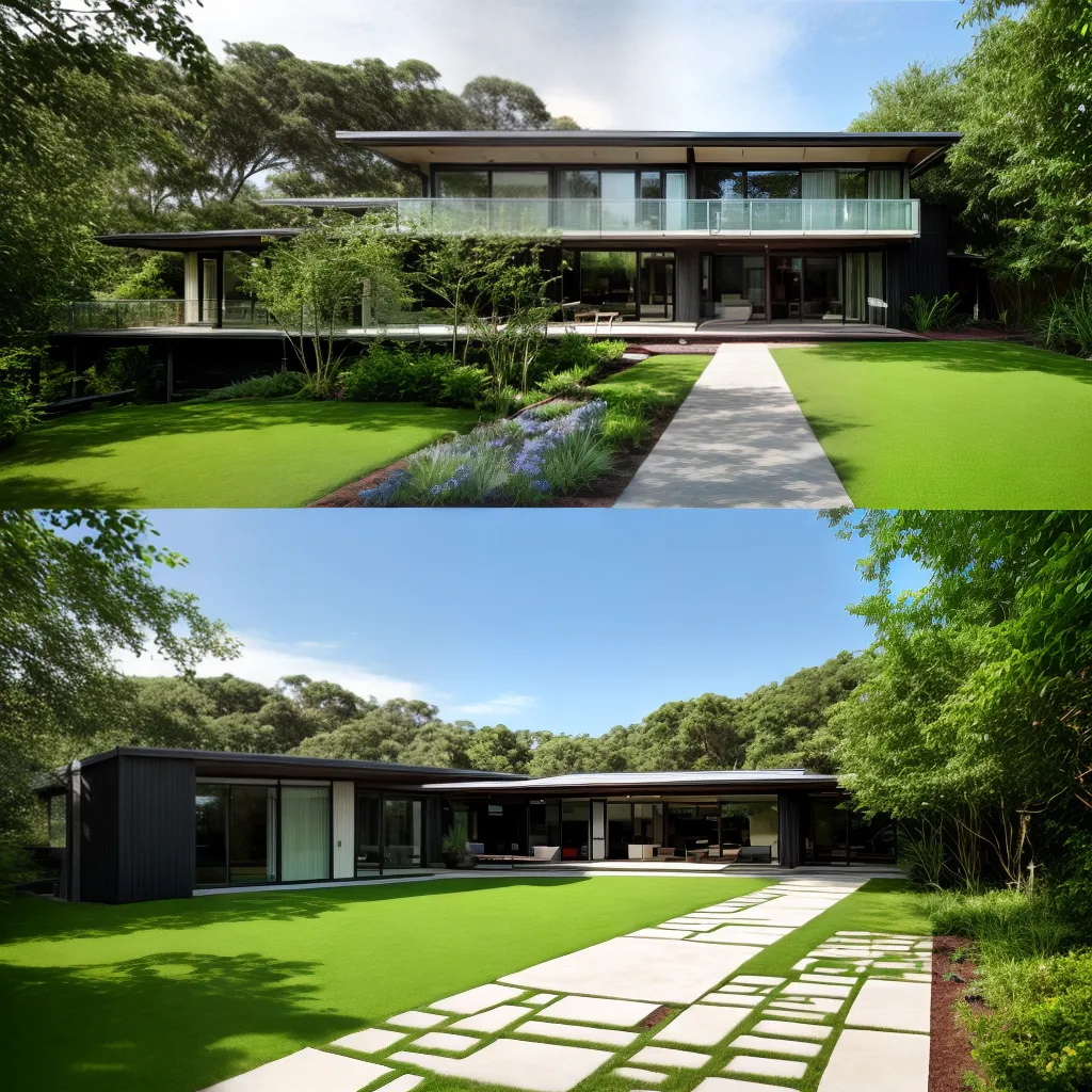 casa sustentavel jardim natureza