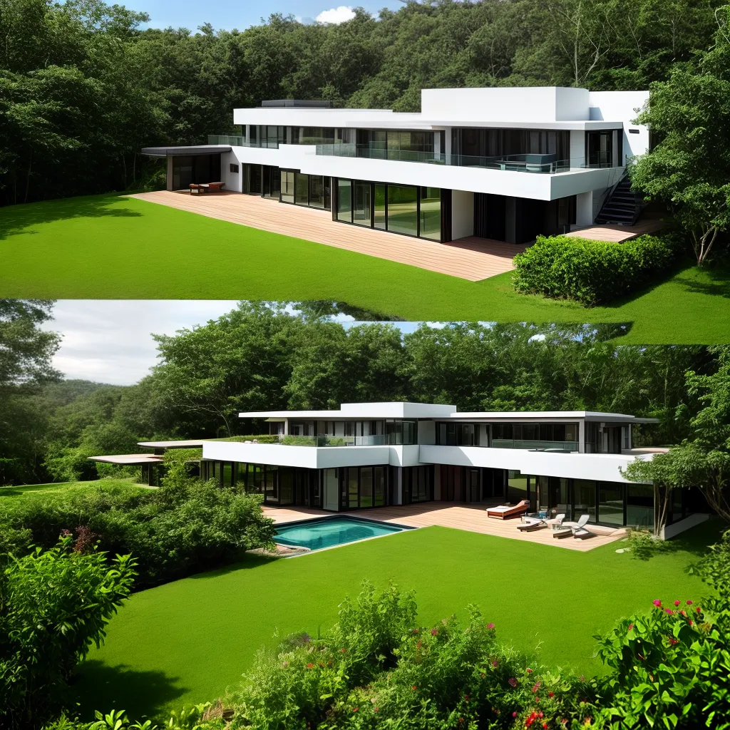 casa moderna natureza sustentavel