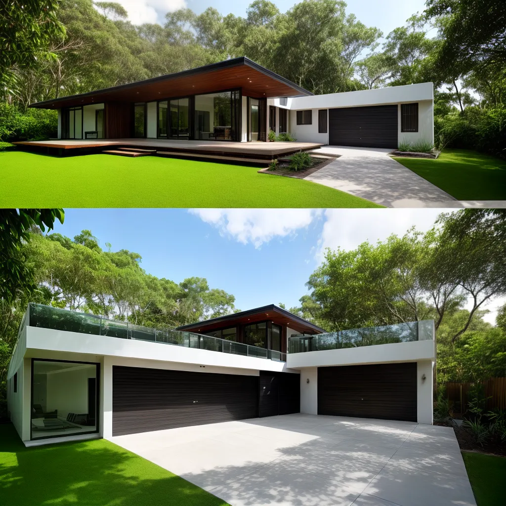 casa moderna sustentavel solar verde