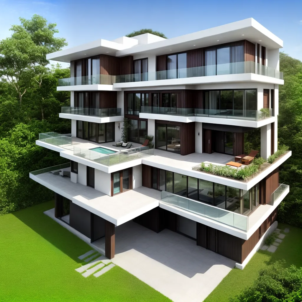 casa moderna sustentavel jardim solar