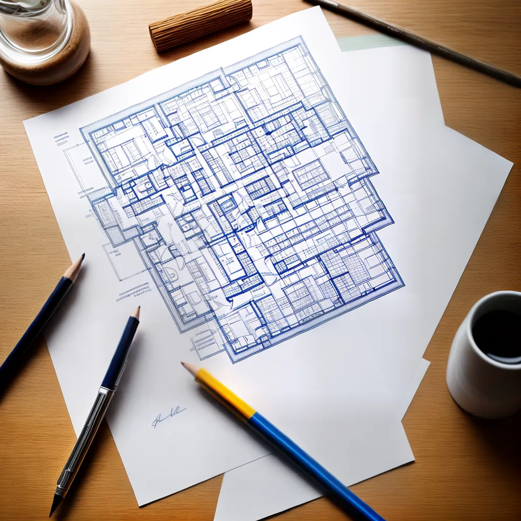 imovel planta construcao projeto rascunho