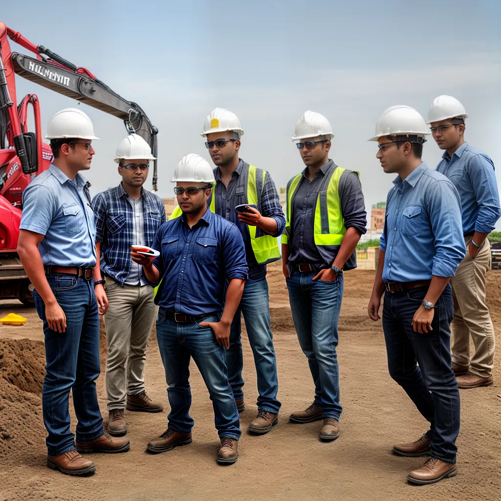 engenheiros construcao discussao plano