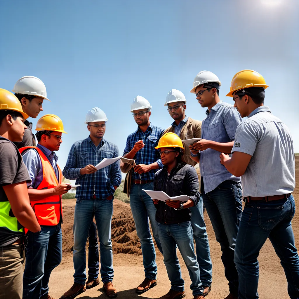 engenheiros discussao canteiro construcao