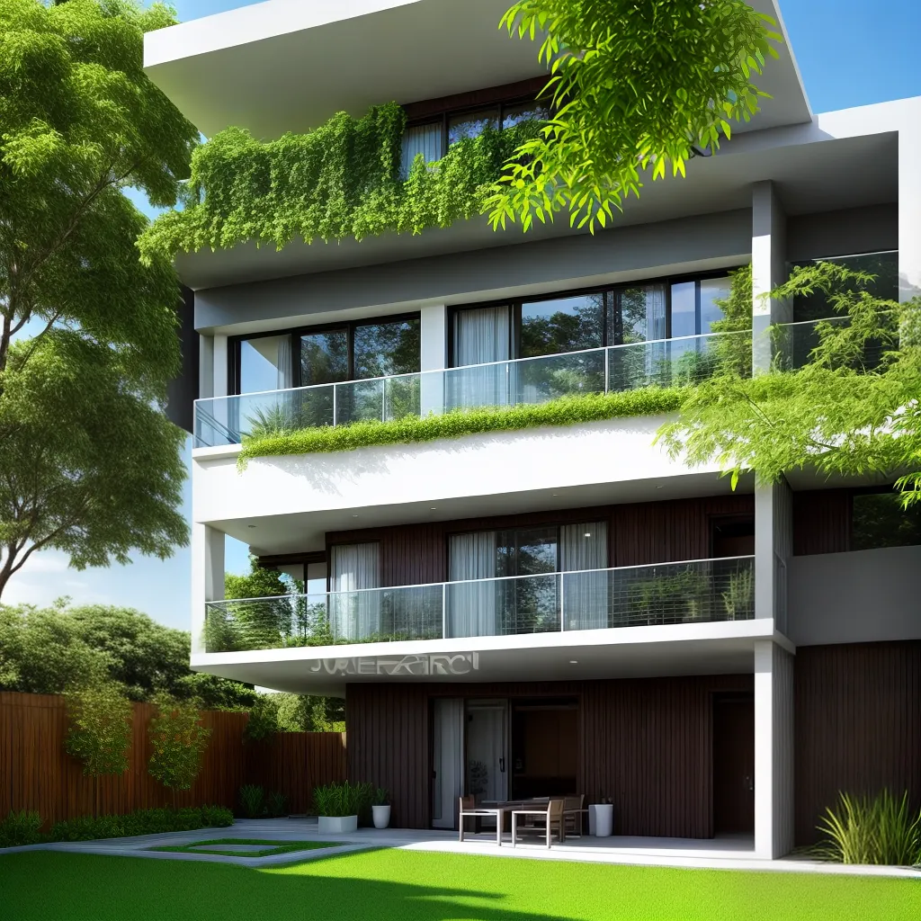 predio moderno jardim vertical sustentavel 1
