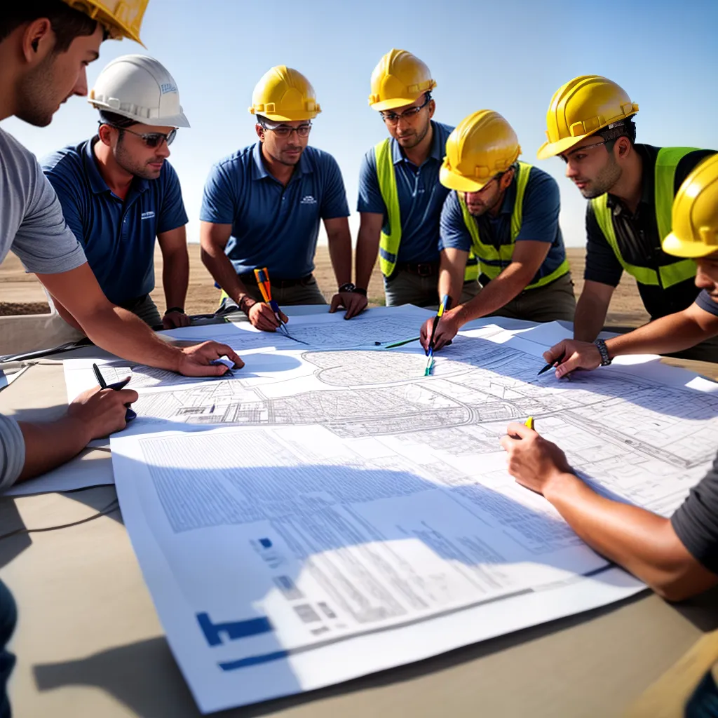 engenheiros discussao plantas construcao