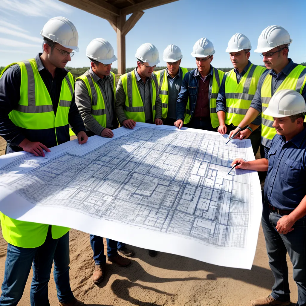 equipe engenheiros arquitetos construcao