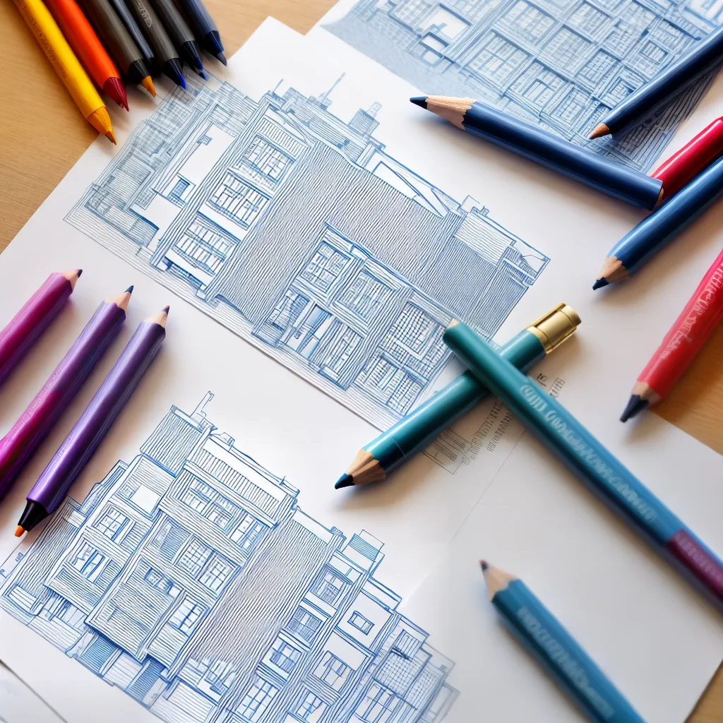 blueprints arquitetura diversidade marcadores