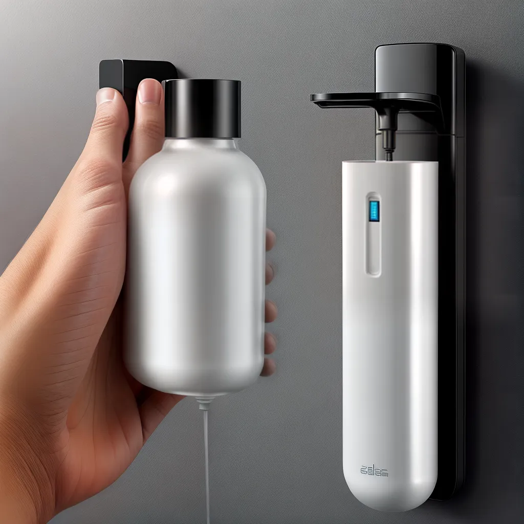 dispenser moderno sensor mao sabonete