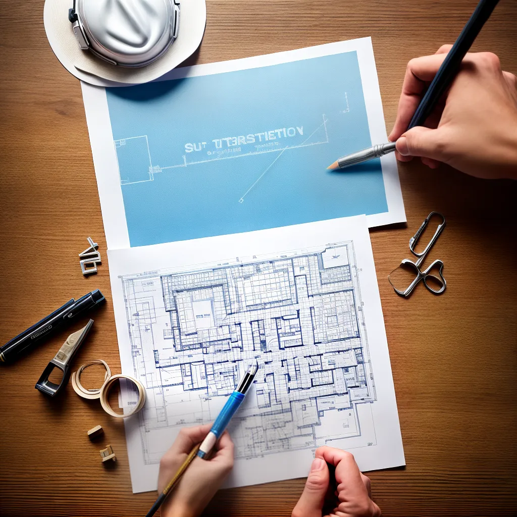 projeto construcao ferramentas materiais