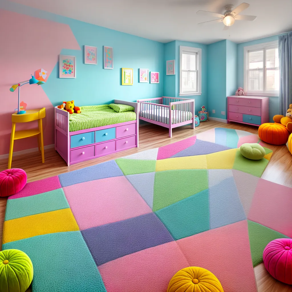 quarto infantil colorido seguro 1
