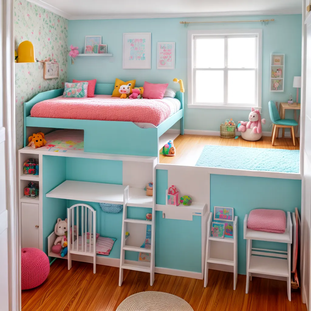 quarto infantil colorido papel parede animal