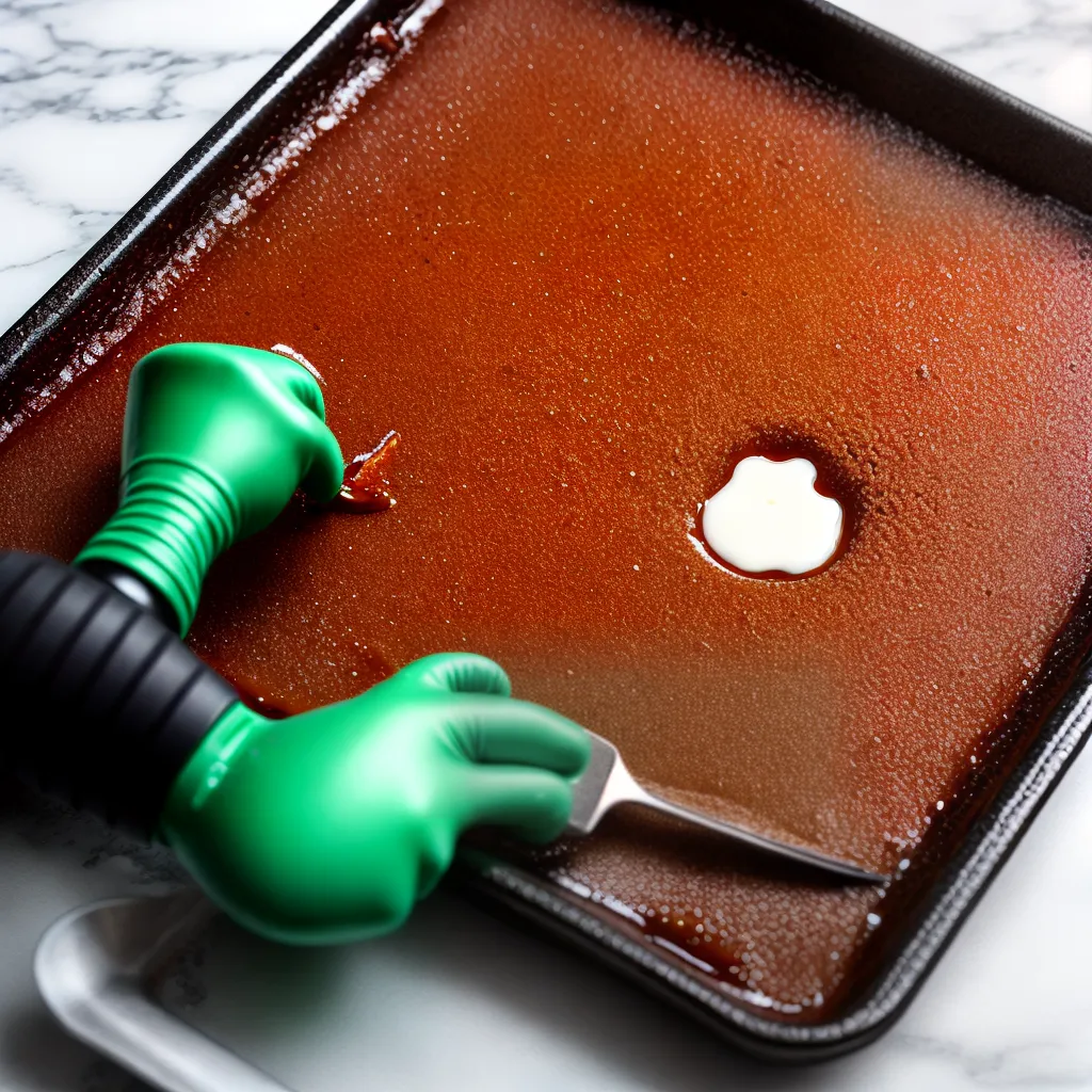 raspador remover acucar caramelizado