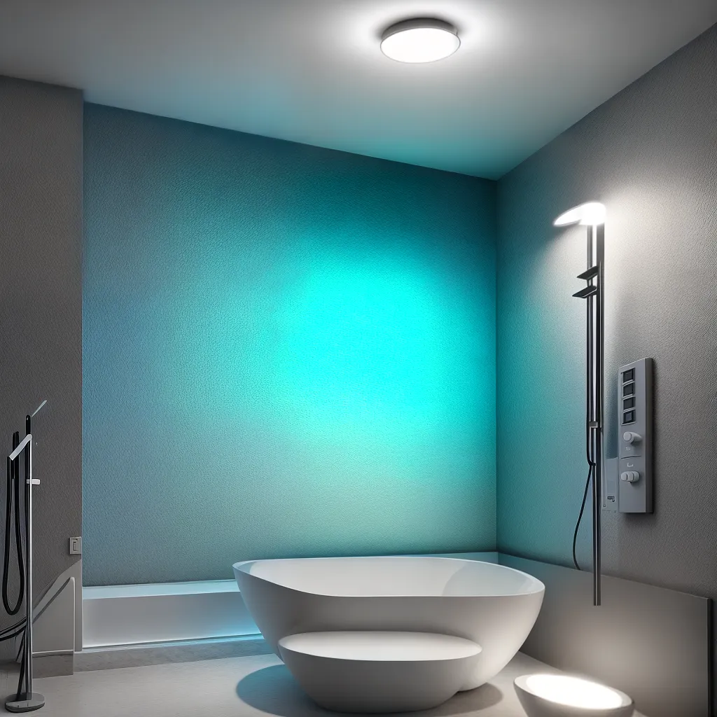 chuveiro led ambiente sofisticado 1