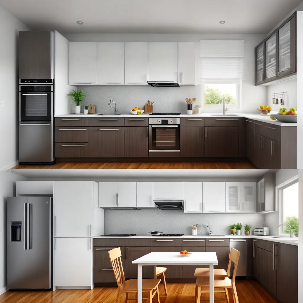 cozinha compacta modular armazenamento