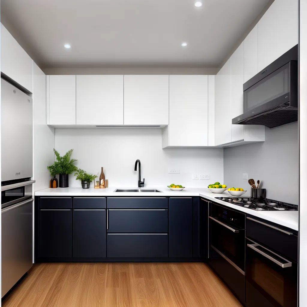 cozinha modular compacta branca aco