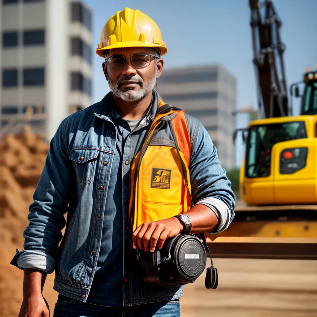trabalhador construcao sinal reducao ruido