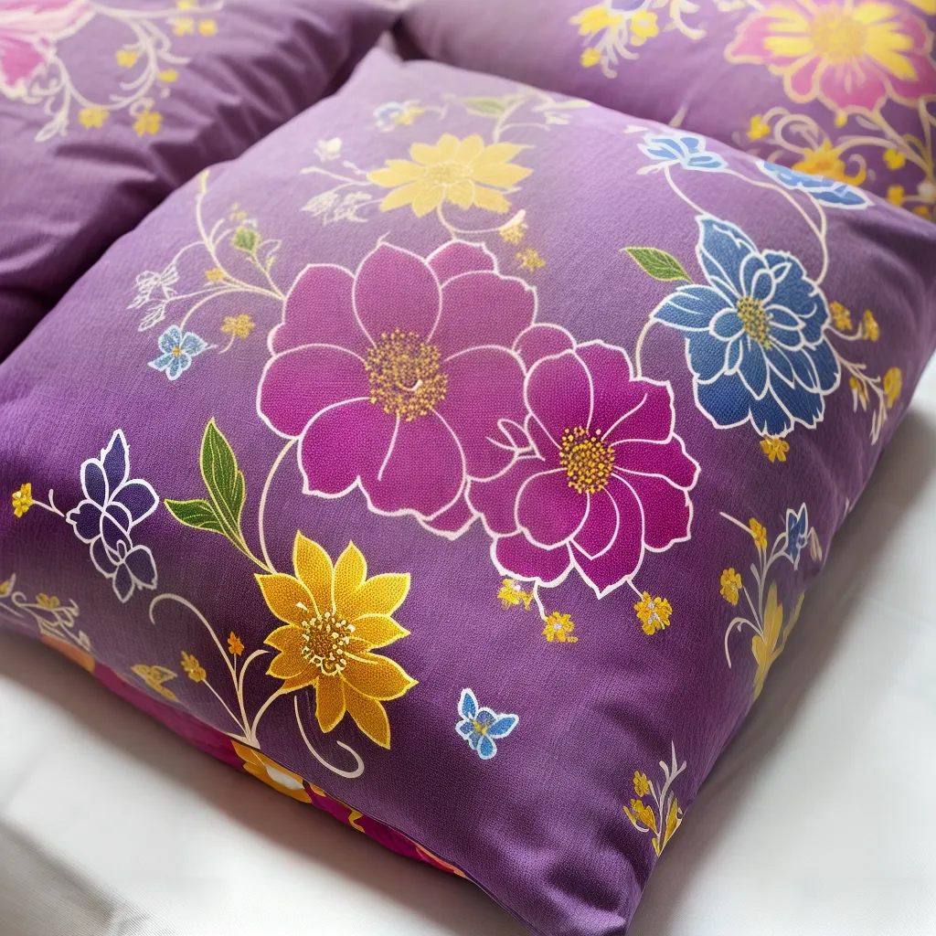 capa almofada floral colorida elegante capa almofada floral colorida elegante