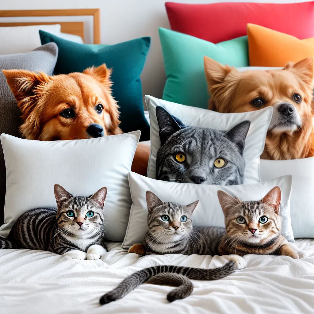 cama fofa almofadas pets