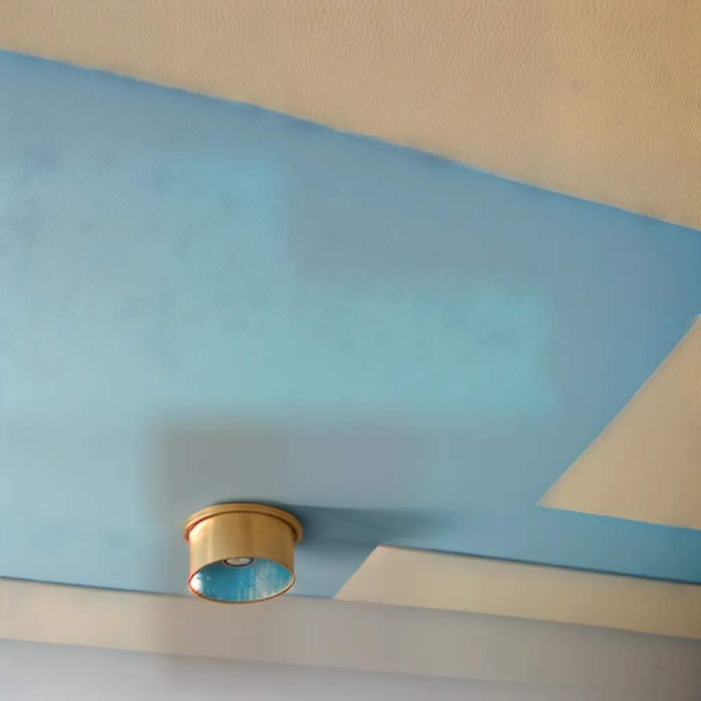 teto pintado azul sereno