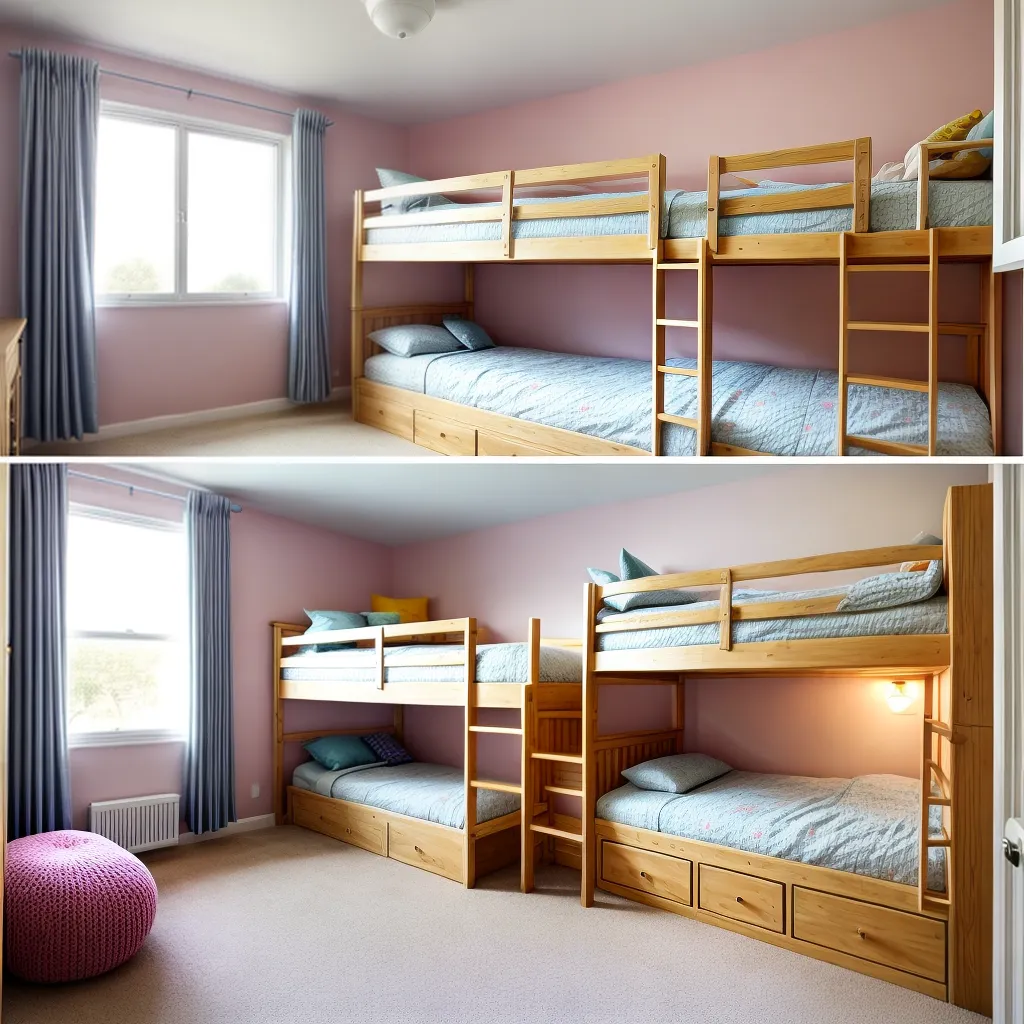 quarto triplo beliche fofo