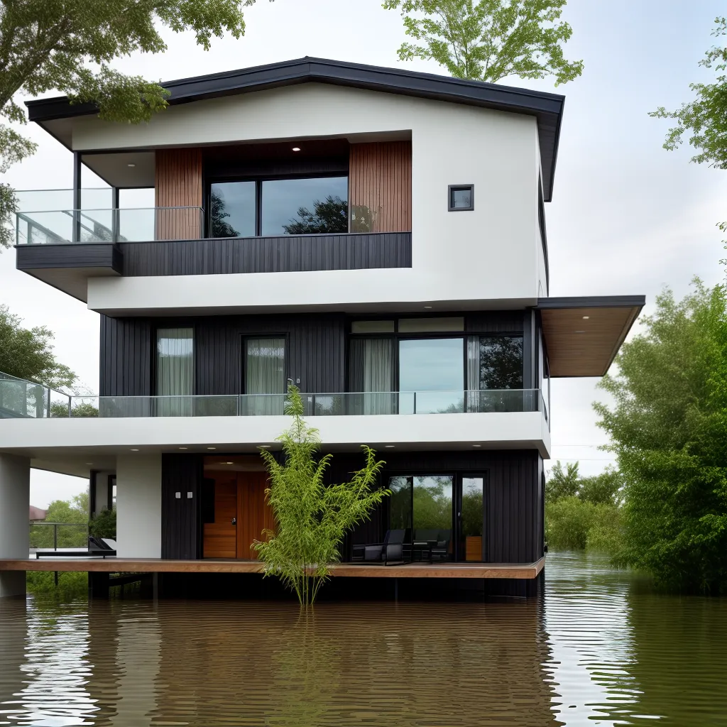 casa moderna resistente inundacao 1
