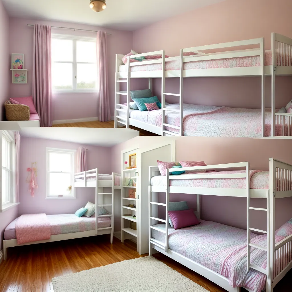 quarto acochoante beliche triplo decorado