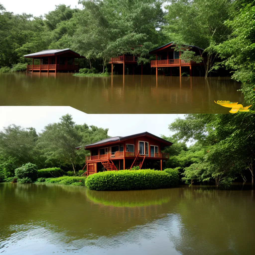 casa estacas alagamento resiliencia