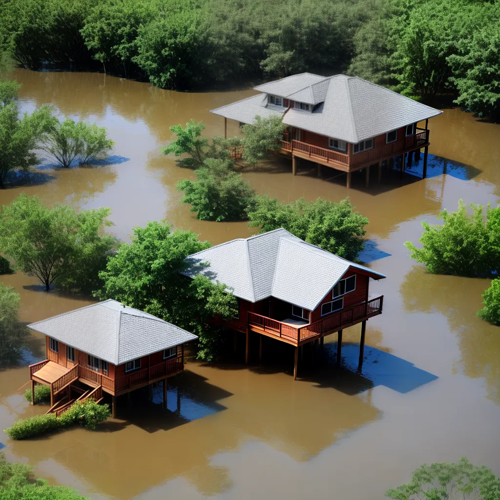 casa elevada resistente inundacao