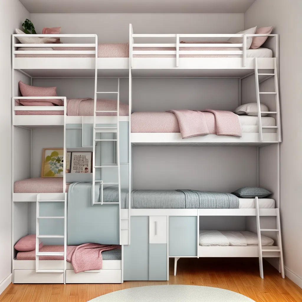 quarto acochoado triplo beliche 1