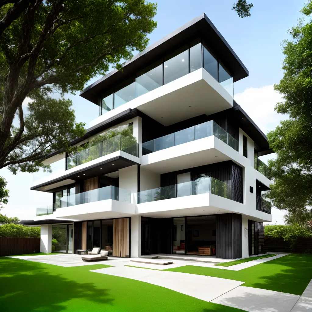 casa moderna resistente fogo verde 2