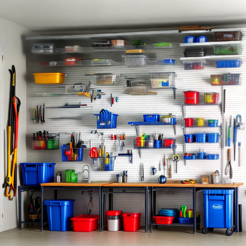 garagem organizada ferramentas carro 1