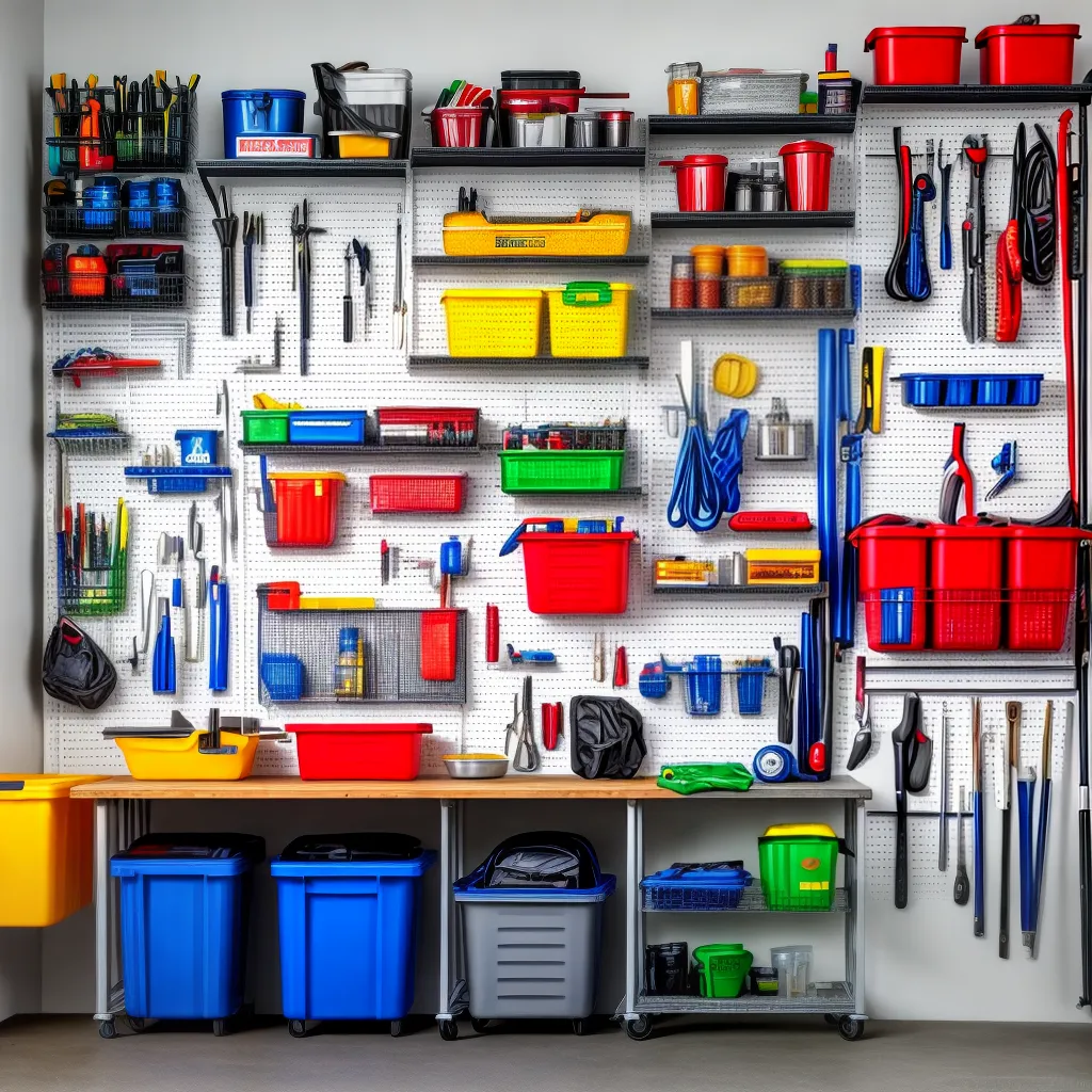 garagem organizada prateleiras ferramentas 2