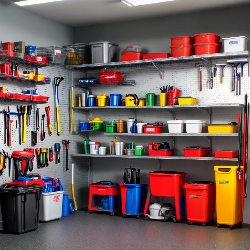 garagem organizada ferramentas bancada carro 1