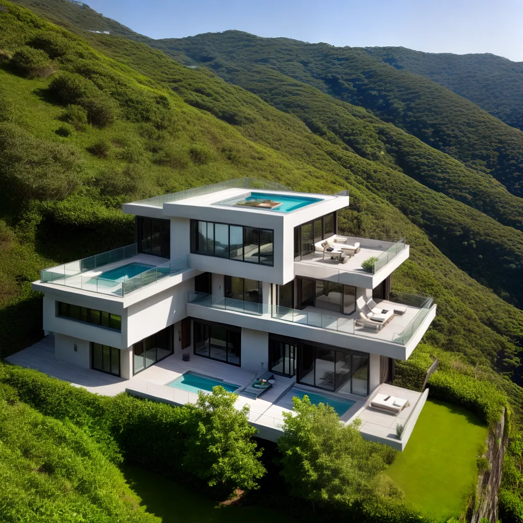 casa moderna hillside integracao natureza casa moderna hillside integracao natureza