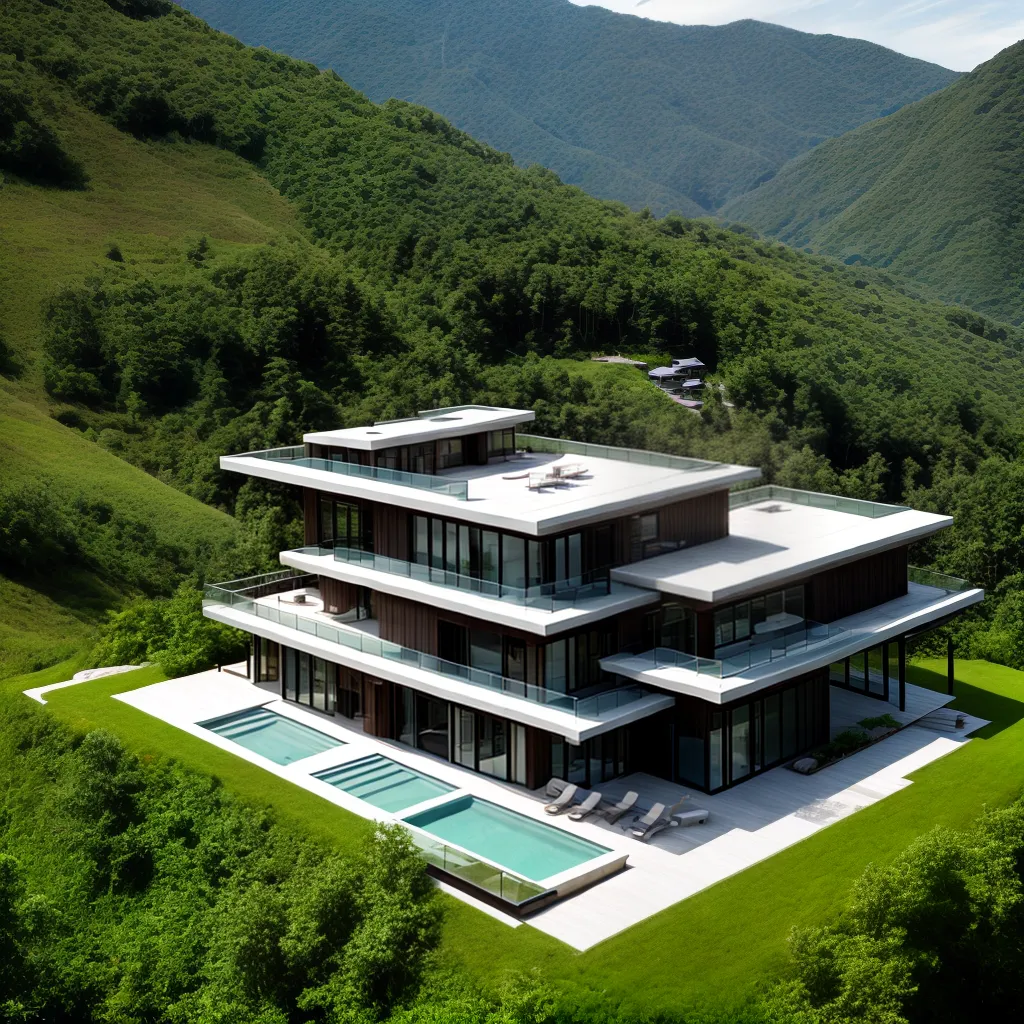 casa moderna harmonia natureza sustentavel