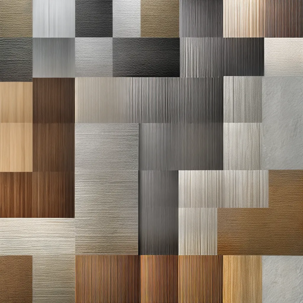 materiais construcao texturas cores padroes